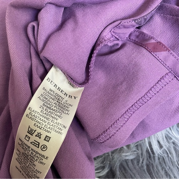 BURBERRY brit novacheck collared polo - Picture 6 of 9